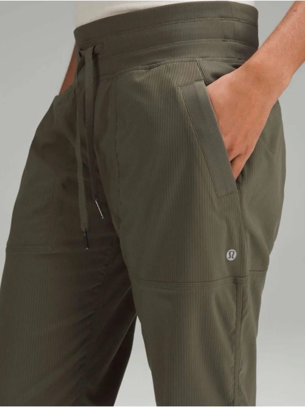 lululemon athletica Men's Olive Drawstring Chinos